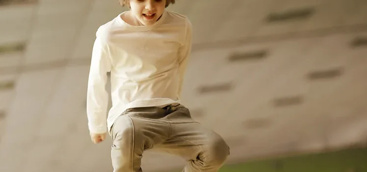 Little Boy Jumping
