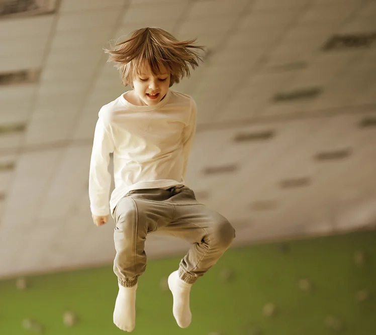 Little Boy Jumping
