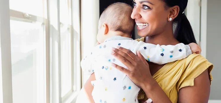 Mother with her Baby